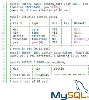 Tutorial Belajar MySQL Tipe Data Date (Tanggal) | Duniailkom