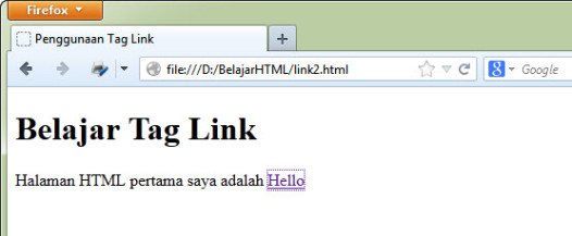 Belajar HTML Dasar: Cara Membuat Link Di HTML (tag A) | Duniailkom