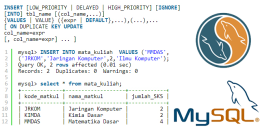 Tutorial Belajar MySQL Menambahkan Data Ke Dalam Tabel (INSERT ...