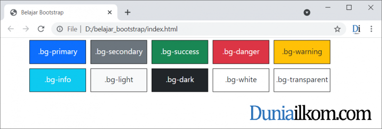 Tutorial Bootstrap Part 8: Cara Mengubah Warna Background